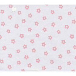 3 pack Prepasted Wallpaper Tiny Pink Flowers On Whte