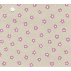 3 pack Prepasted Wallpaper Tiny Mauve Flwrs On Beige
