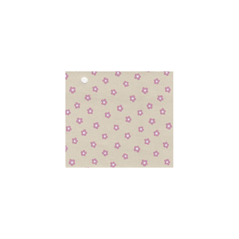 3 pack Prepasted Wallpaper Tiny Mauve Flwrs On Beige