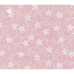3 pack Prepasted Wallpaper White Flowers On Pink