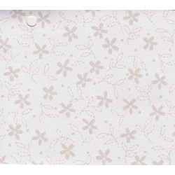 3 pack Prepasted Wallpaper White On White Flowers