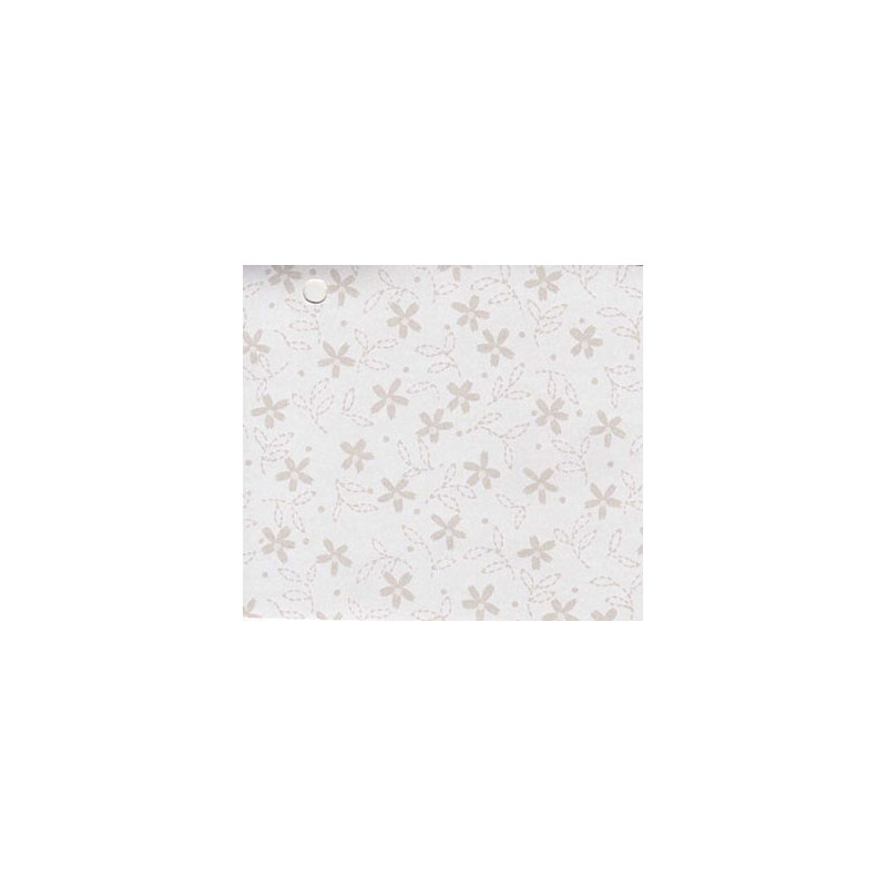 3 pack Prepasted Wallpaper White On White Flowers