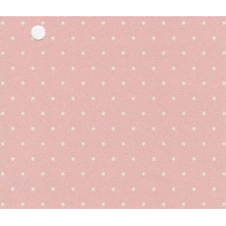 3 pack Prepasted Wallpaper White Polka Dots On Pink