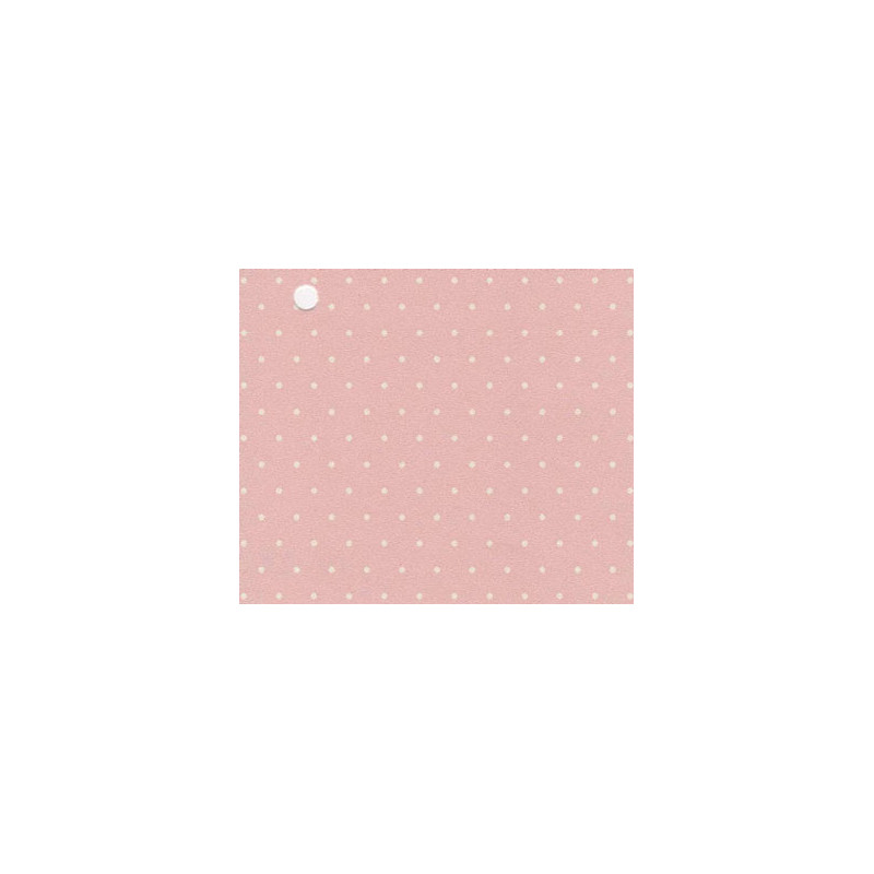 3 pack Prepasted Wallpaper White Polka Dots On Pink