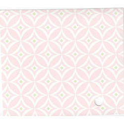 3 pack Prepasted Wallpaper Pink And White Diamond Circl
