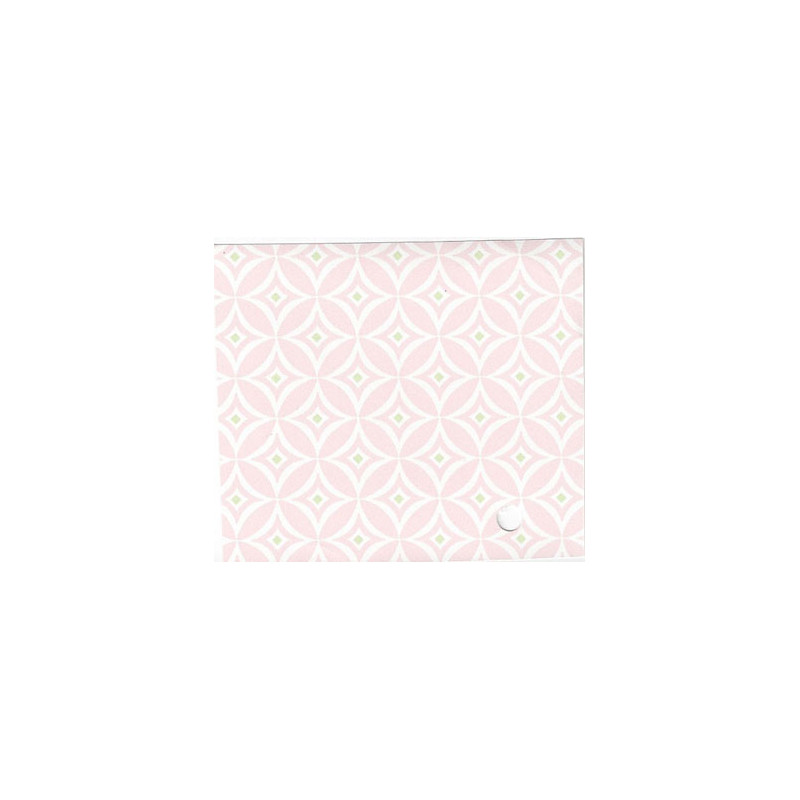 3 pack Prepasted Wallpaper Pink And White Diamond Circl