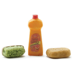 Soap Sponge And Scrub Brush
