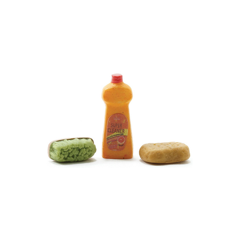 Soap Sponge And Scrub Brush
