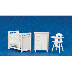 Nursery Set 3 White Cs