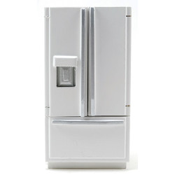 Modern Refrigerator Bottom Freezer White