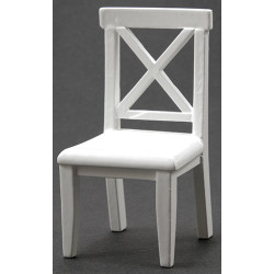 Cross Buck Chair White