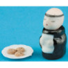 Monk Cookie Jar With Chocolate Chip Cookies