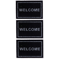 Welcome Mats Black 3