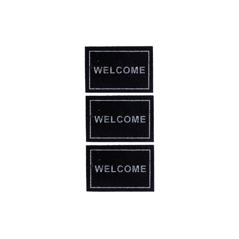 Welcome Mats Black 3