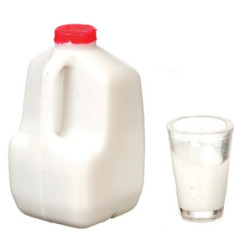 Gallon Milk Glass