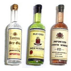 Liquor SetNo1-Gin Irish Whiskey Scotch Whiskey