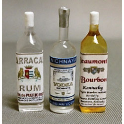 Liquor Set No3-Rum Vodka Bourbon