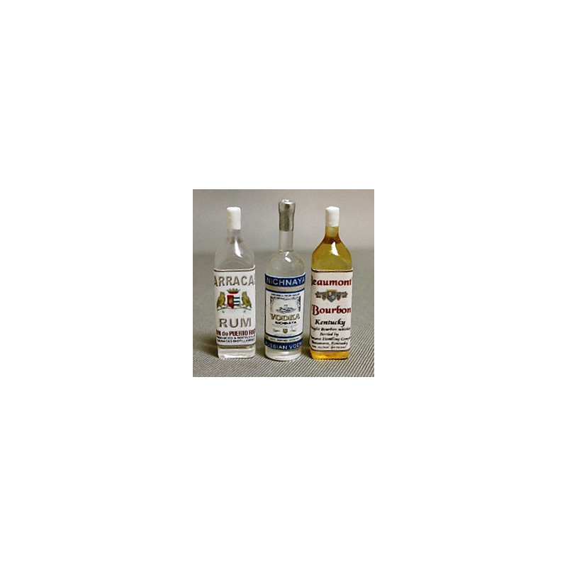 Liquor Set No3-Rum Vodka Bourbon
