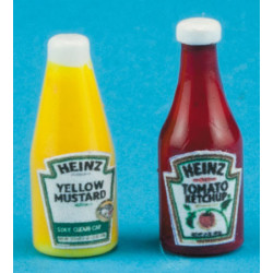 Heinz Ketchup And Yellow Mustard