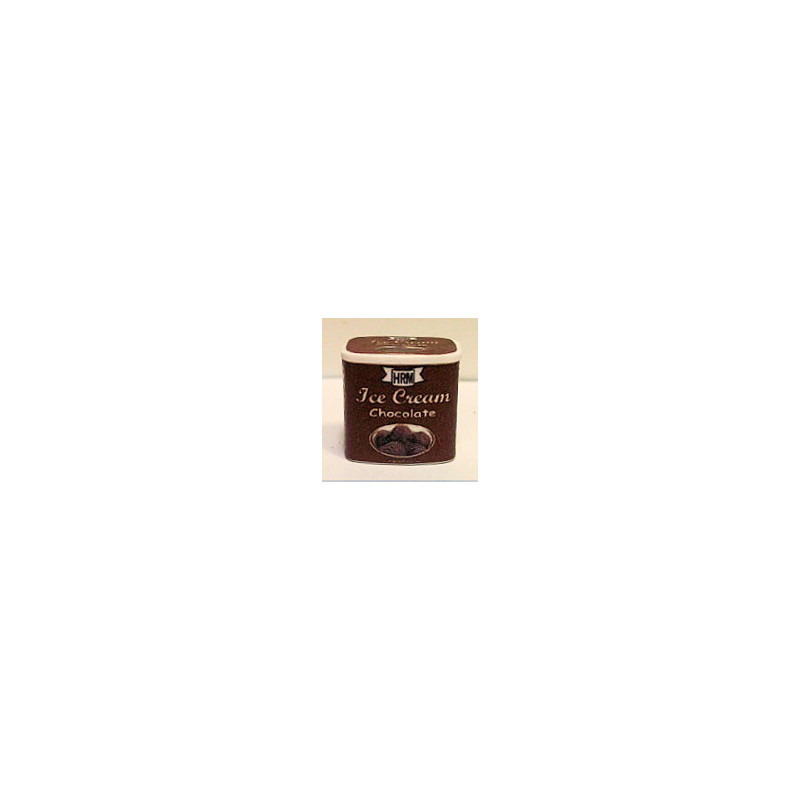 Chocolate Ice Cream Carton