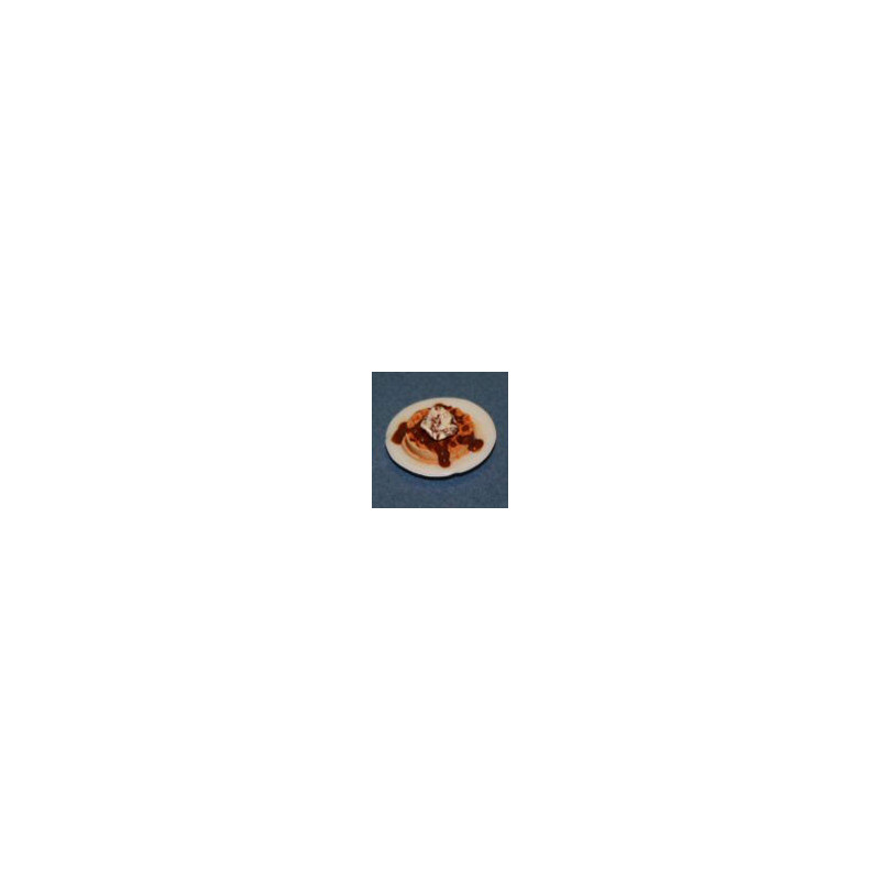 Waffle Plate W Ice Cream