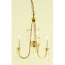Crystal Chandelier Gold