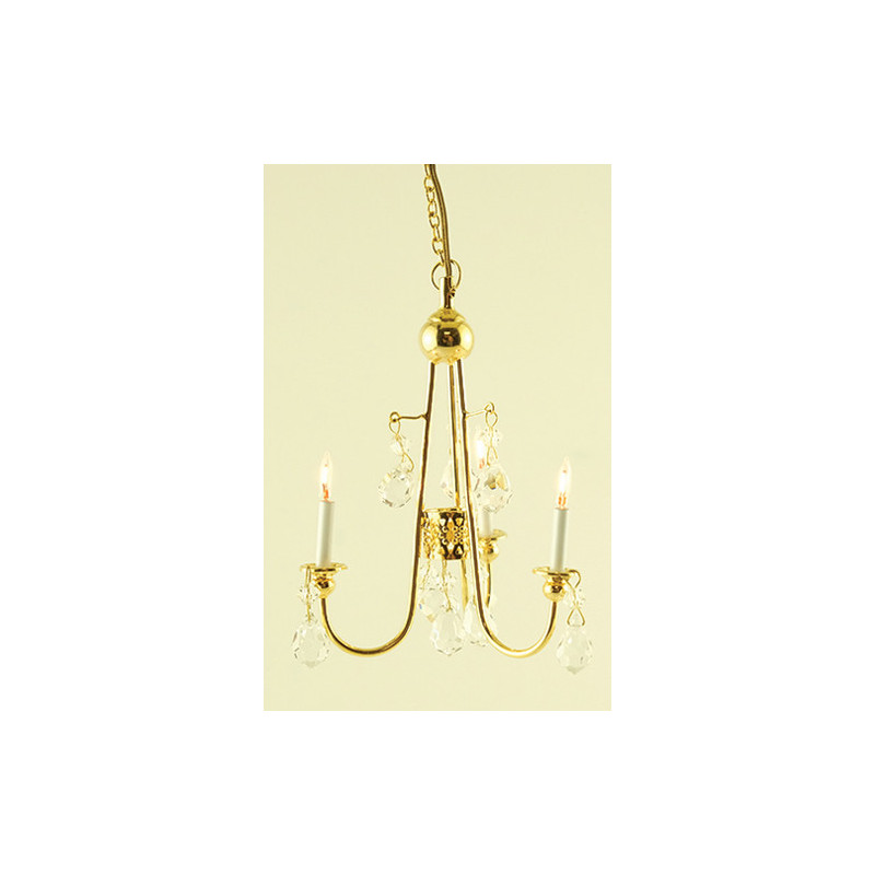 Crystal Chandelier Gold