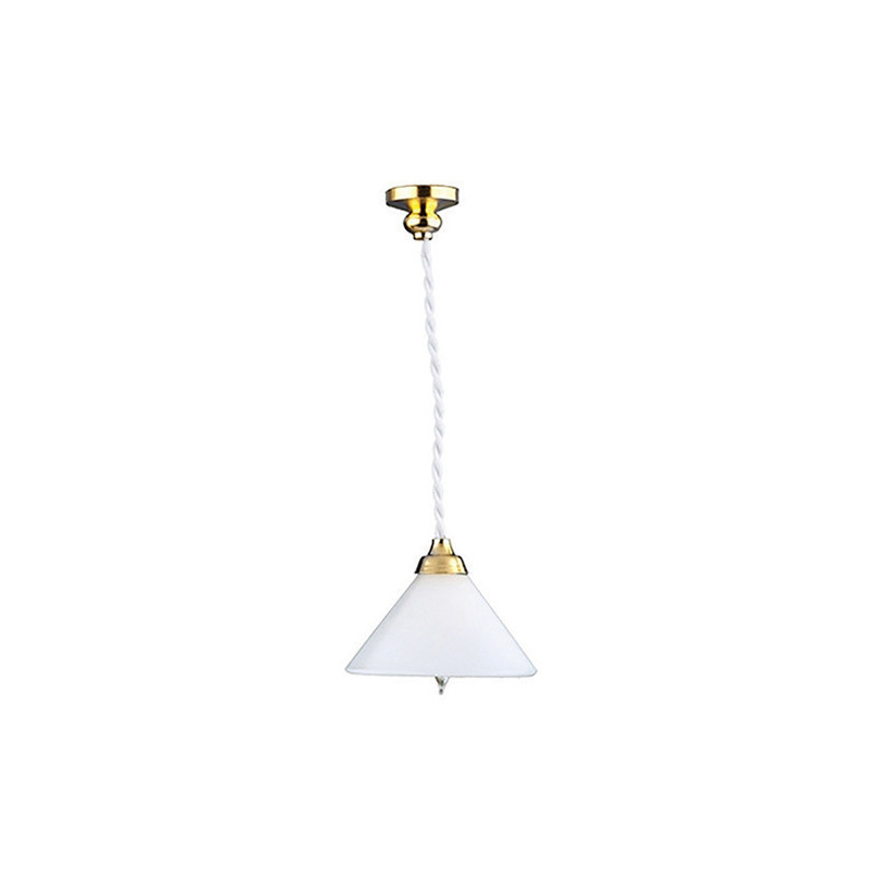 Modern Cone Shade Single Hanging Lamp