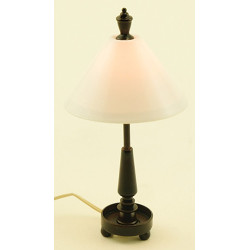 Contemporary Tiffany Table Lamp Dark Bronze