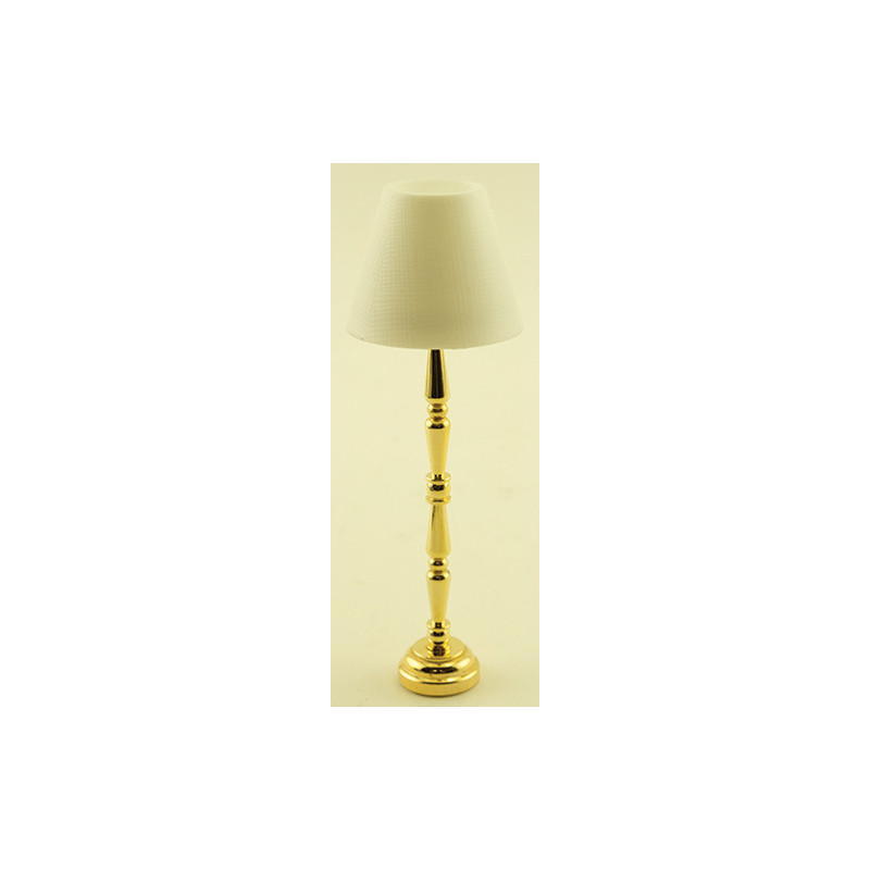 Led Brass Floor Lamp Gold