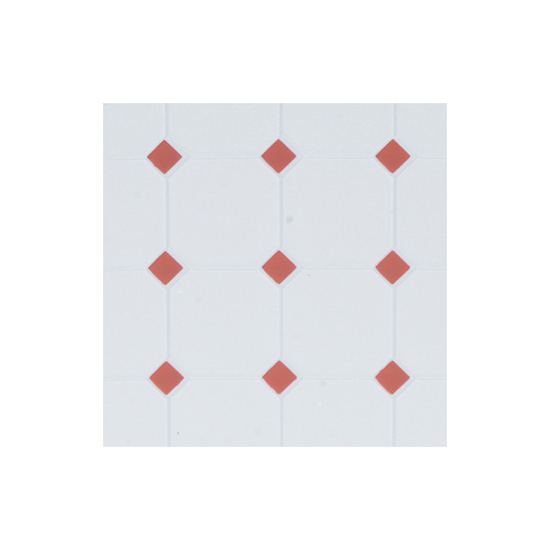 Tile Diamond 12 x 16 Terra Cotta