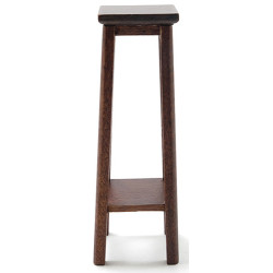 Fern Stand Large Walnut Finish