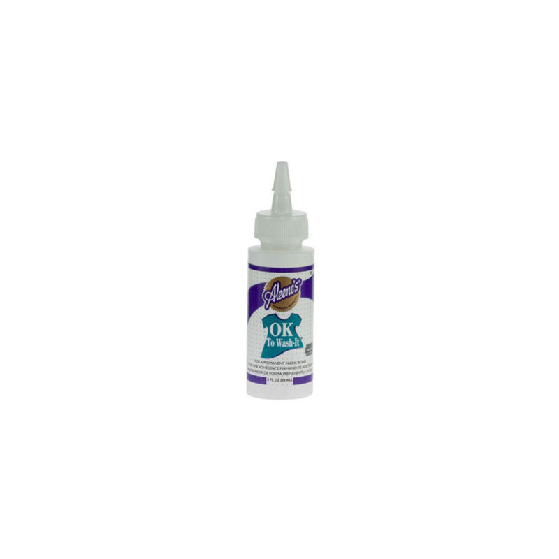 Ok To Wash-It Fabric Glue 2oz Dabber