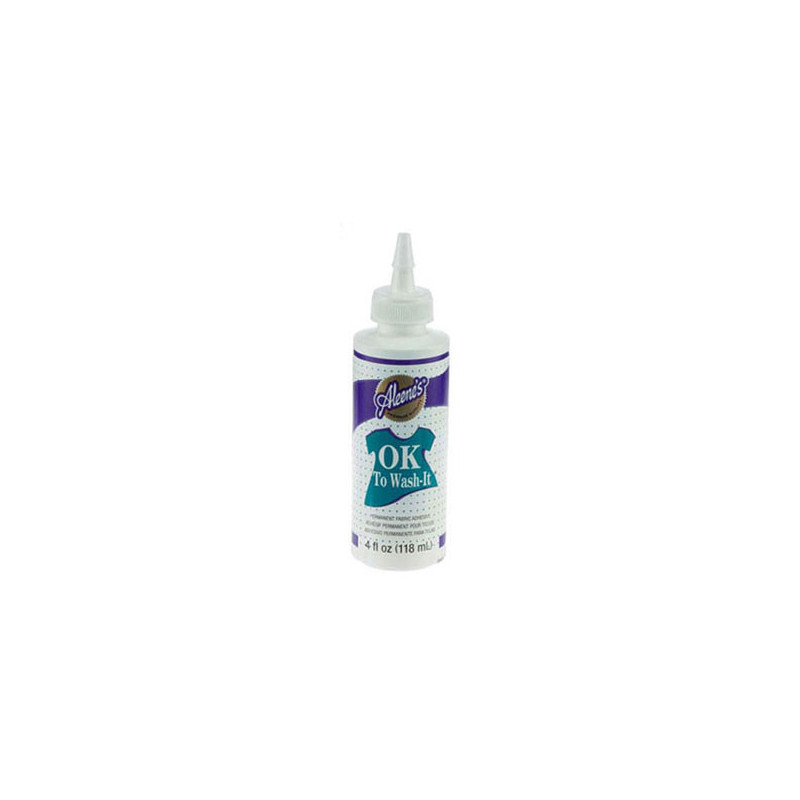 Ok To Wash-It Fabric Glue 4oz Dabber