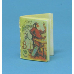 Merry Christmas Abc's Readable Book Antique Repr