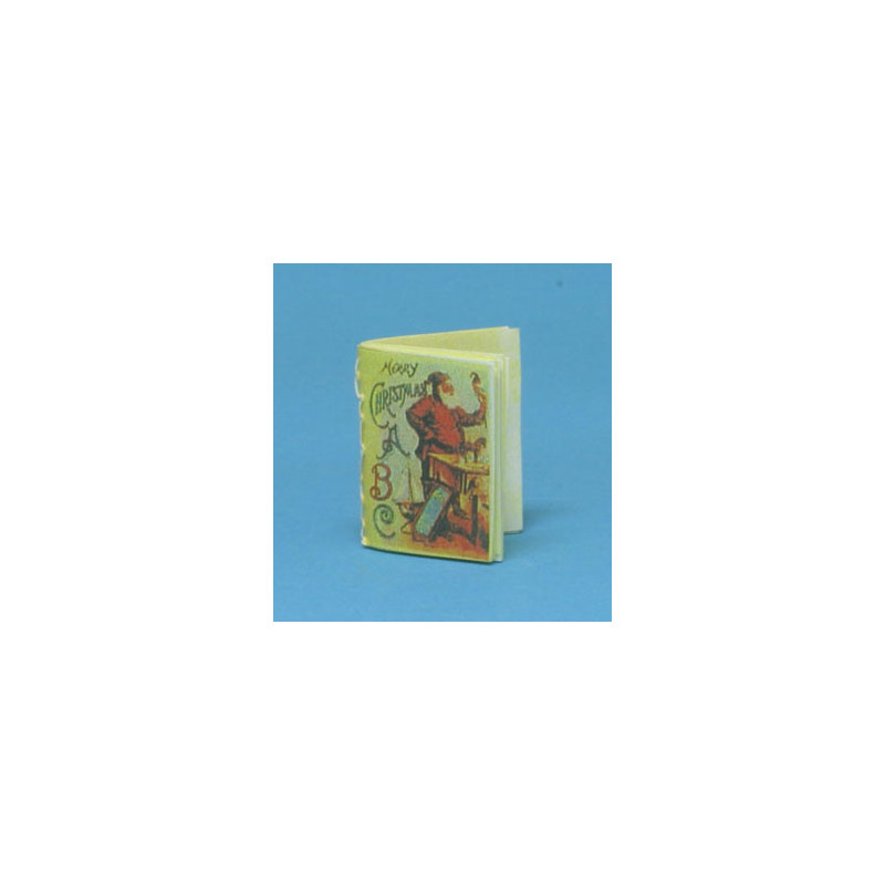 Merry Christmas Abc's Readable Book Antique Repr