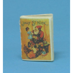 Jolly Saint Nick Readable Book Antique Repro