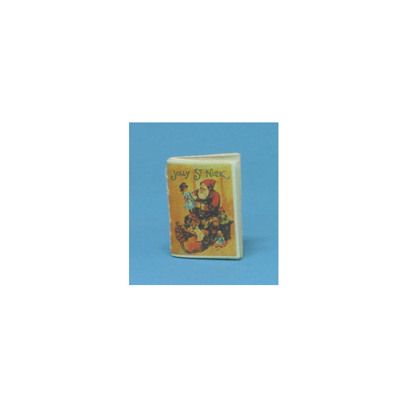 Jolly Saint Nick Readable Book Antique Repro