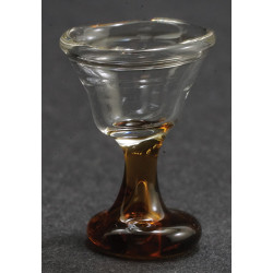 Wine Glass Amber Stem
