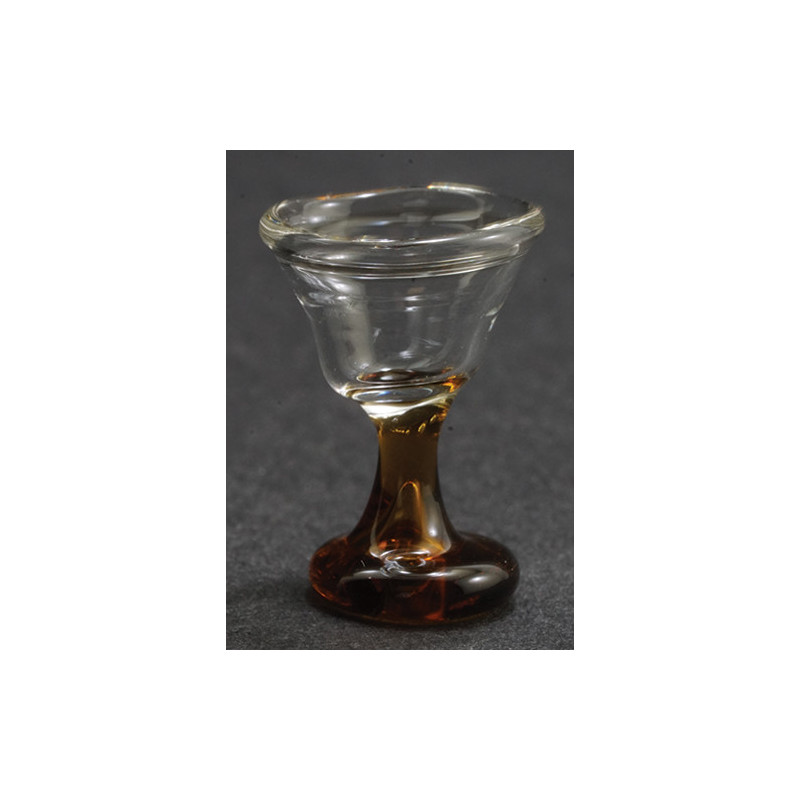 Wine Glass Amber Stem