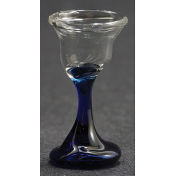 Wine Glass Blue Stem