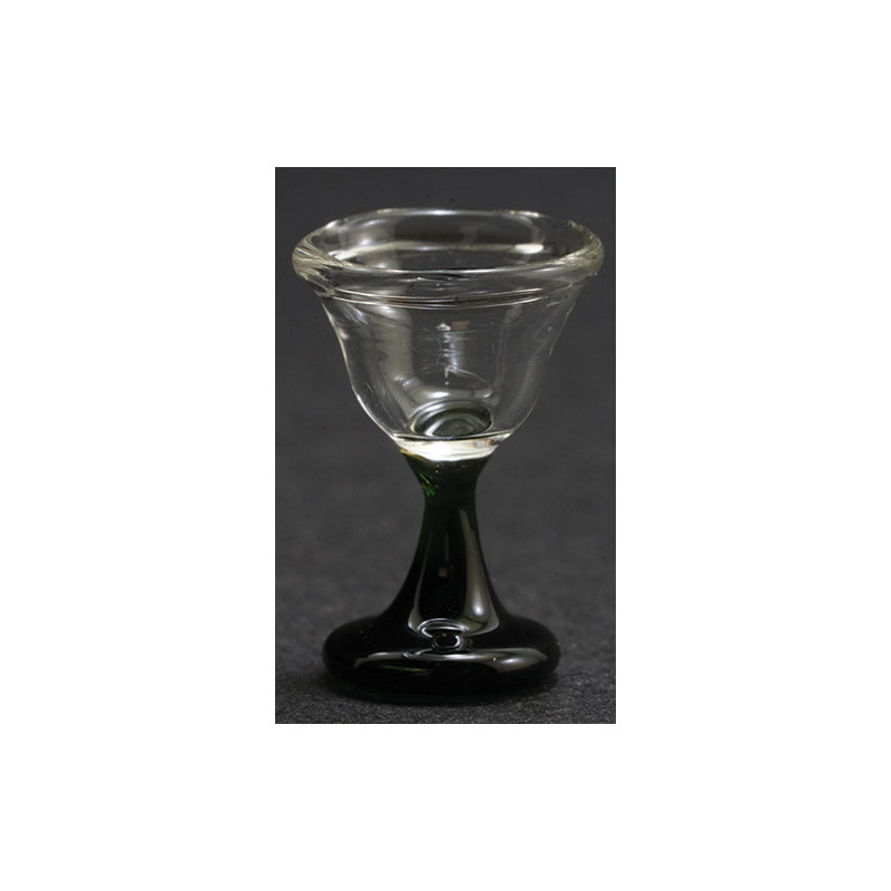 Wine Glass Green Stem