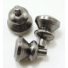 Round Knobs Black 6 Pk