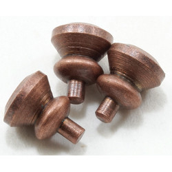 Round Knobs 6 Pk Oil Rubbed Bronze