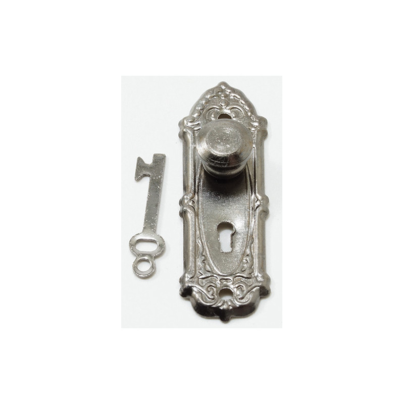 Opryland Door Handle Set W Key 2 Pk Black