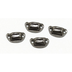 Victorian Drawer Pulls Black 4 Pk
