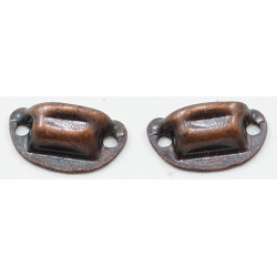 Victorian Drawer Pulls Oil Rubbed Bronze 4 Pk