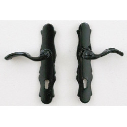 French Door Handle 1Pr Black