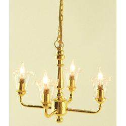 Chandelier- 4-Light Tulip