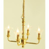 Chandelier- 4-Light Tulip
